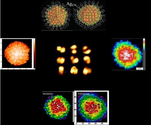 掃描隧道顯微鏡研究金屬納米團簇