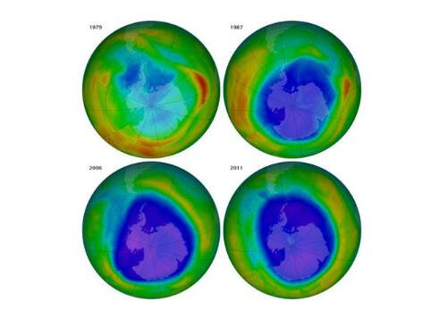 儀器探測出臭氧空洞縮至有記錄以來最小規(guī)模